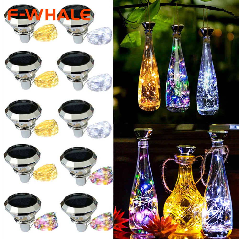 Decor Lighting Cork - 4/6/8 pçs luzes de cortiça solar