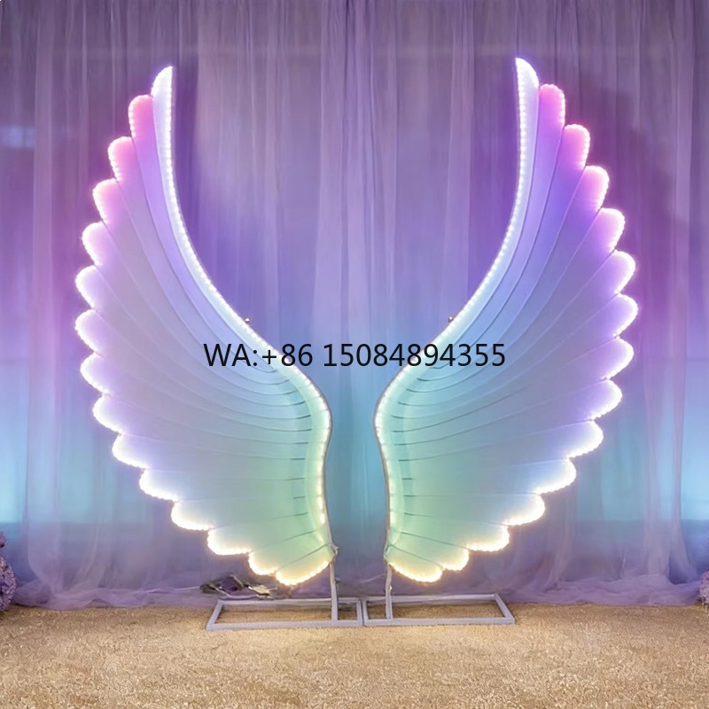 Lighting Decoration Ideas - Asas de Anjo Iluminadas com LED