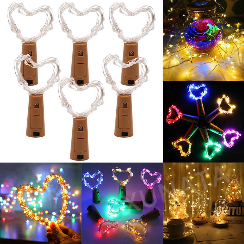 Decor Lighting Cork - Garrafa de vinho cortiça led luzes