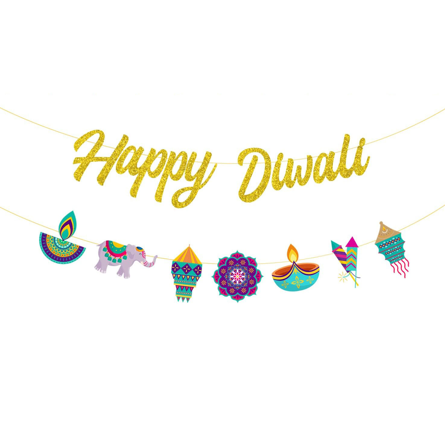Lighting Decoration For Diwali - Diwali decorações de festa feliz diwali