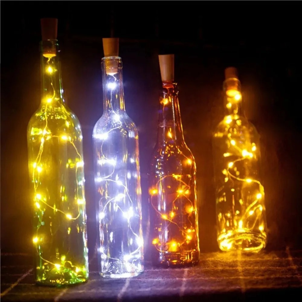 Decor Lighting Cork - Luzes de Cortiça para Garrafa de