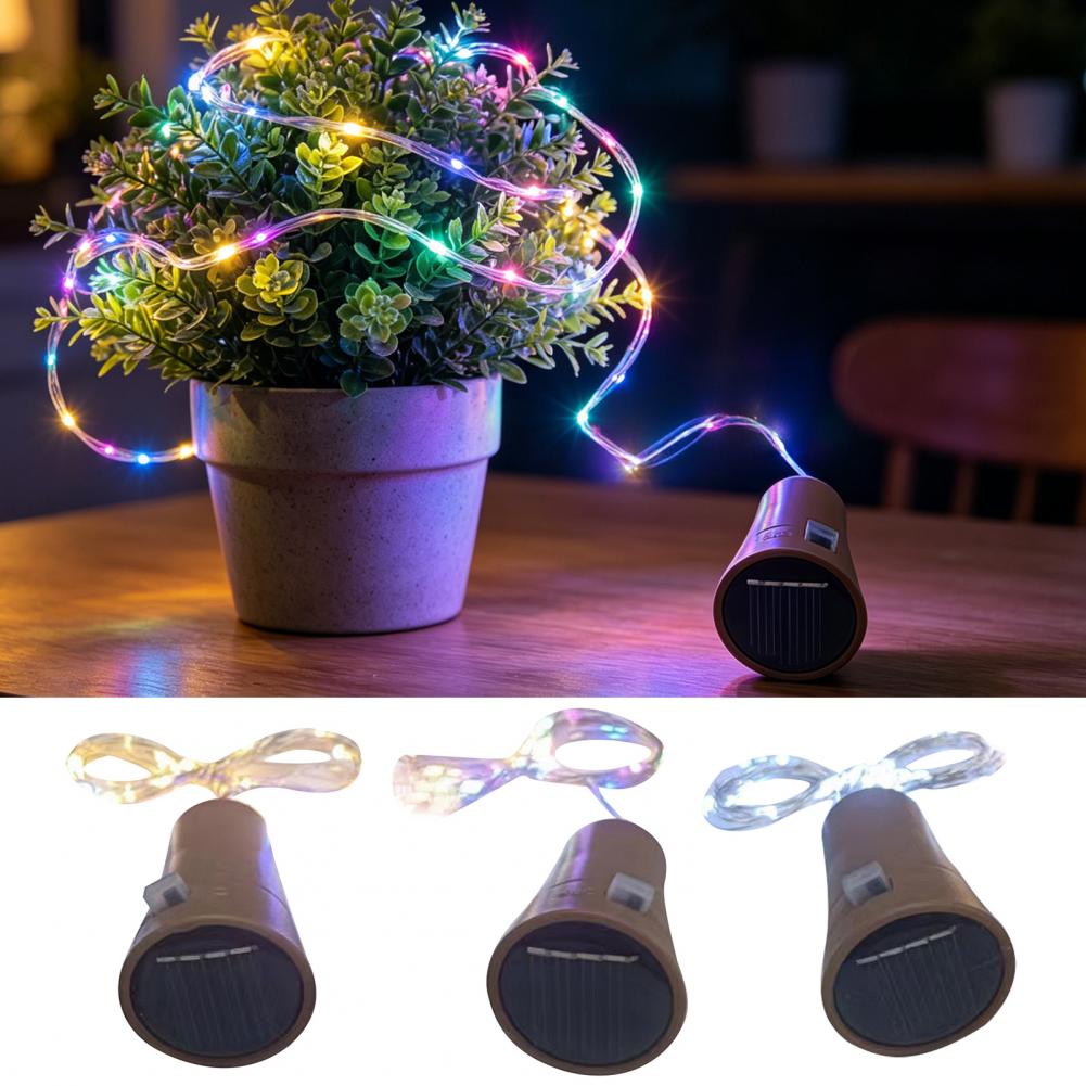 Decor Lighting Cork - Luzes de Garrafa com Cortiça, Fio