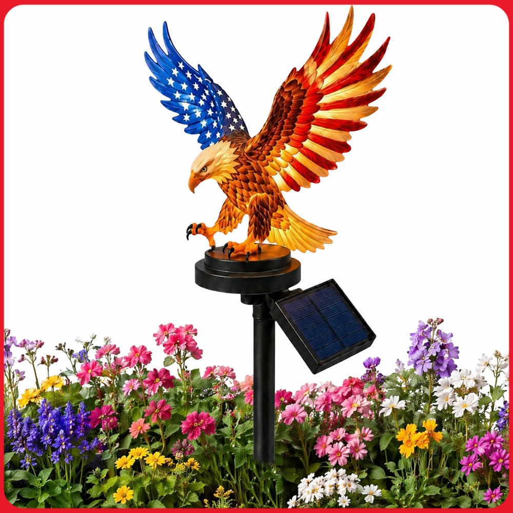 Yard Lighting Decor - Luzes Solares em Forma de Águia
