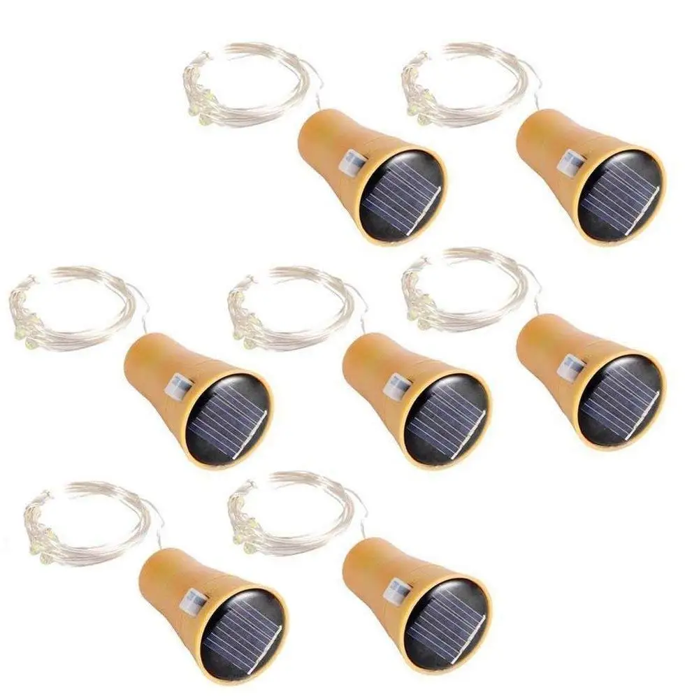Decor Lighting Cork - 2m 20leds solar garrafa de vinho