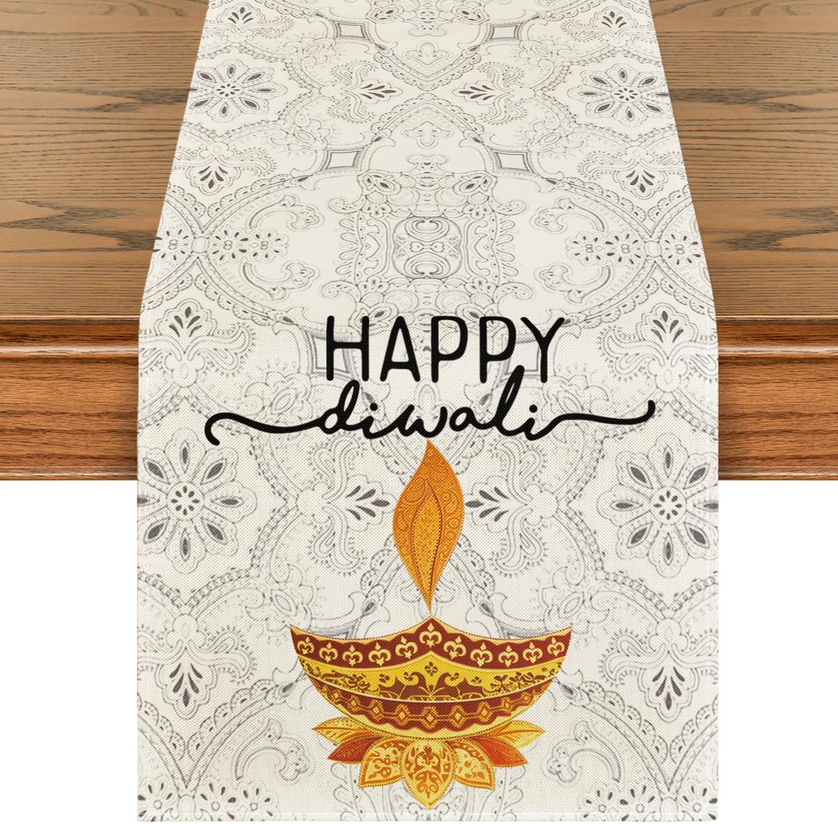 Lighting Decoration For Diwali - Feliz Diwali! Caminho de Mesa de