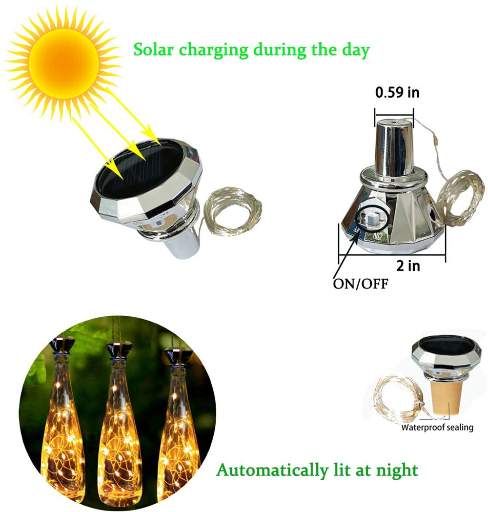 4/6/8 pçs luzes de cortiça sol - Decor Lighting Cork avaliação e preço