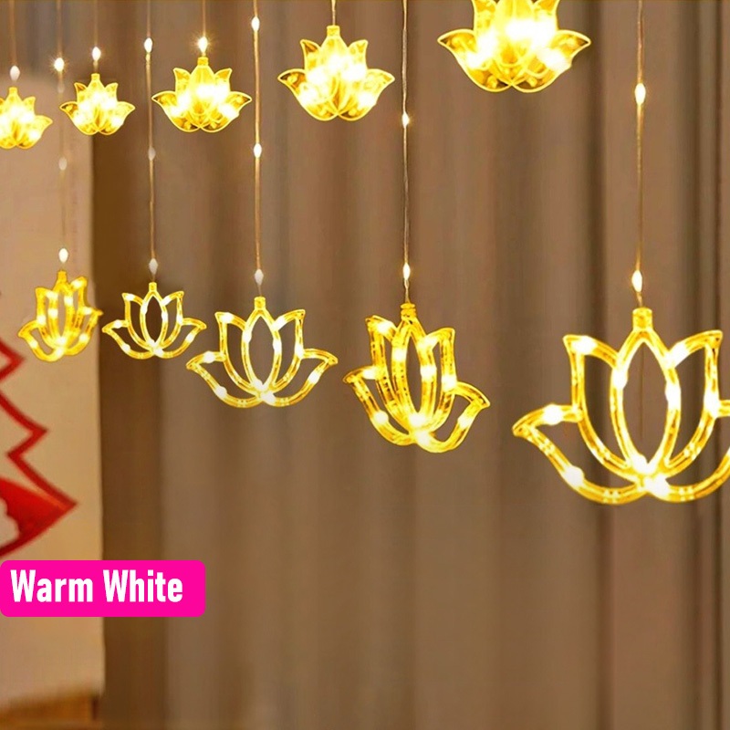 Luz de Cortina de Lótus Deepav - Lighting Decoration For Diwali avaliação e preço