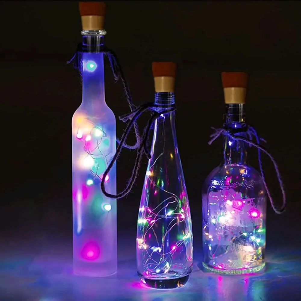 1pc garrafa de cortiça luz de  - Decor Lighting Cork avaliação e preço