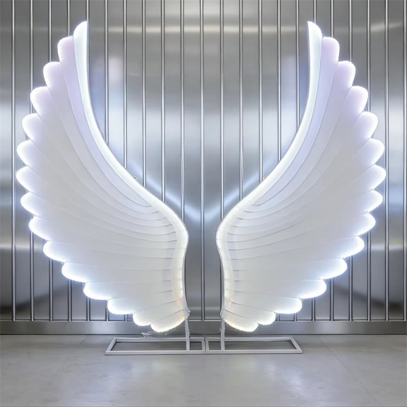 Asas de Anjo Iluminadas com LE - Lighting Decoration Ideas avaliação e preço