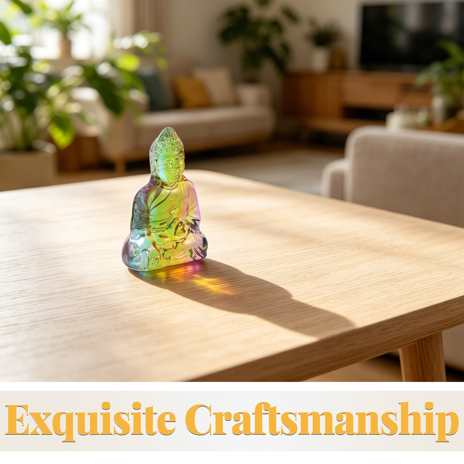 Estátua de Buda de Cristal de  - Office Lighting Decor avaliação e preço