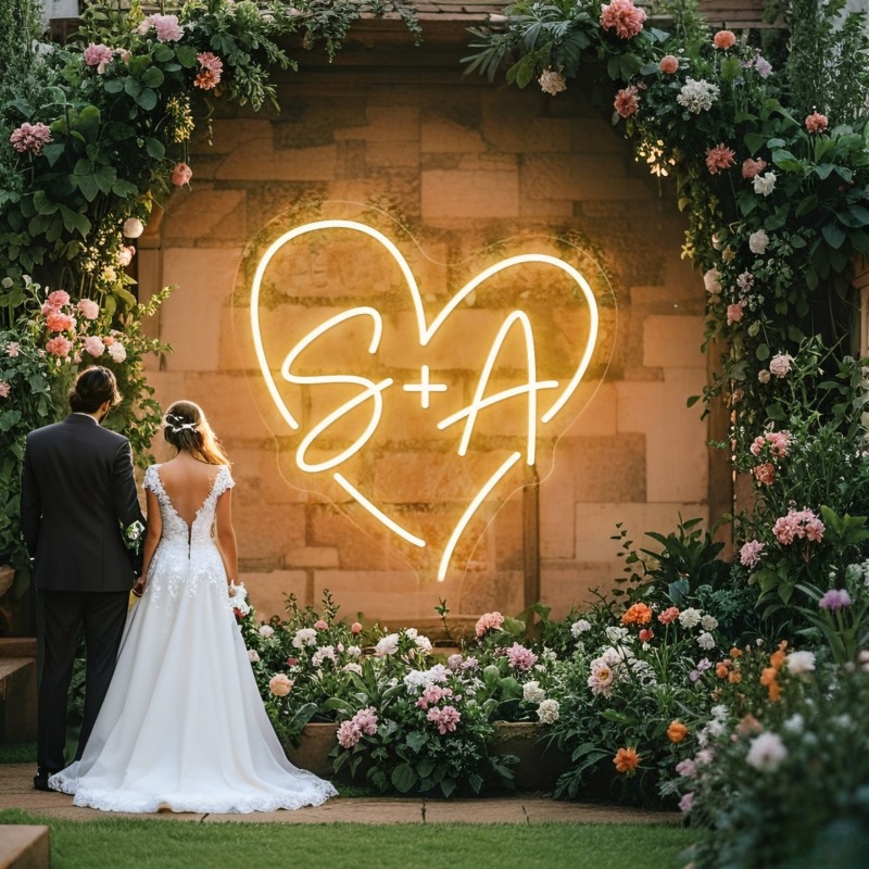 Iniciais personalizadas coraçã - Lighting Decoration Ideas avaliação e preço