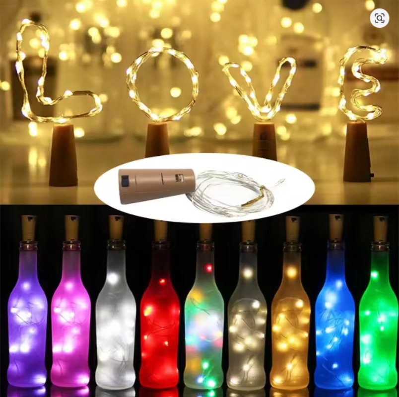 Luzes de Fada para Garrafa de  - Decor Lighting Cork avaliação e preço