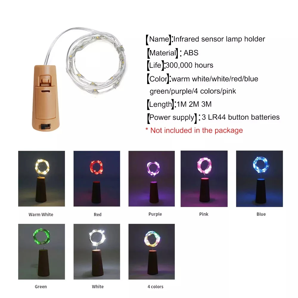 Luzes de Fada para Garrafa de  - Decor Lighting Cork avaliação e preço