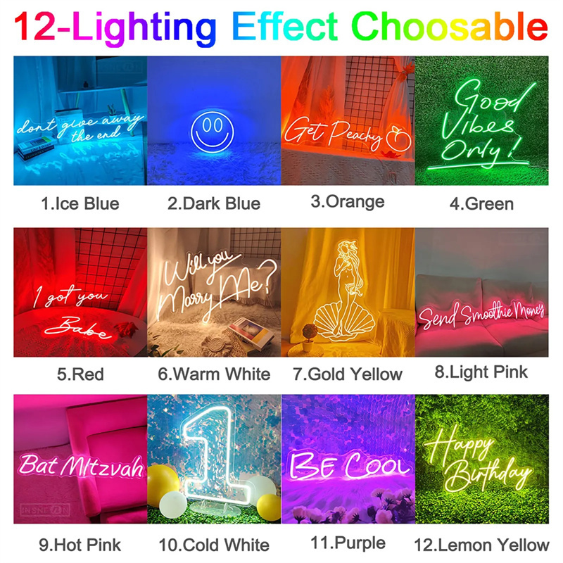 Letreiros de Neon LED Personal - Lighting Decoration Ideas avaliação e preço