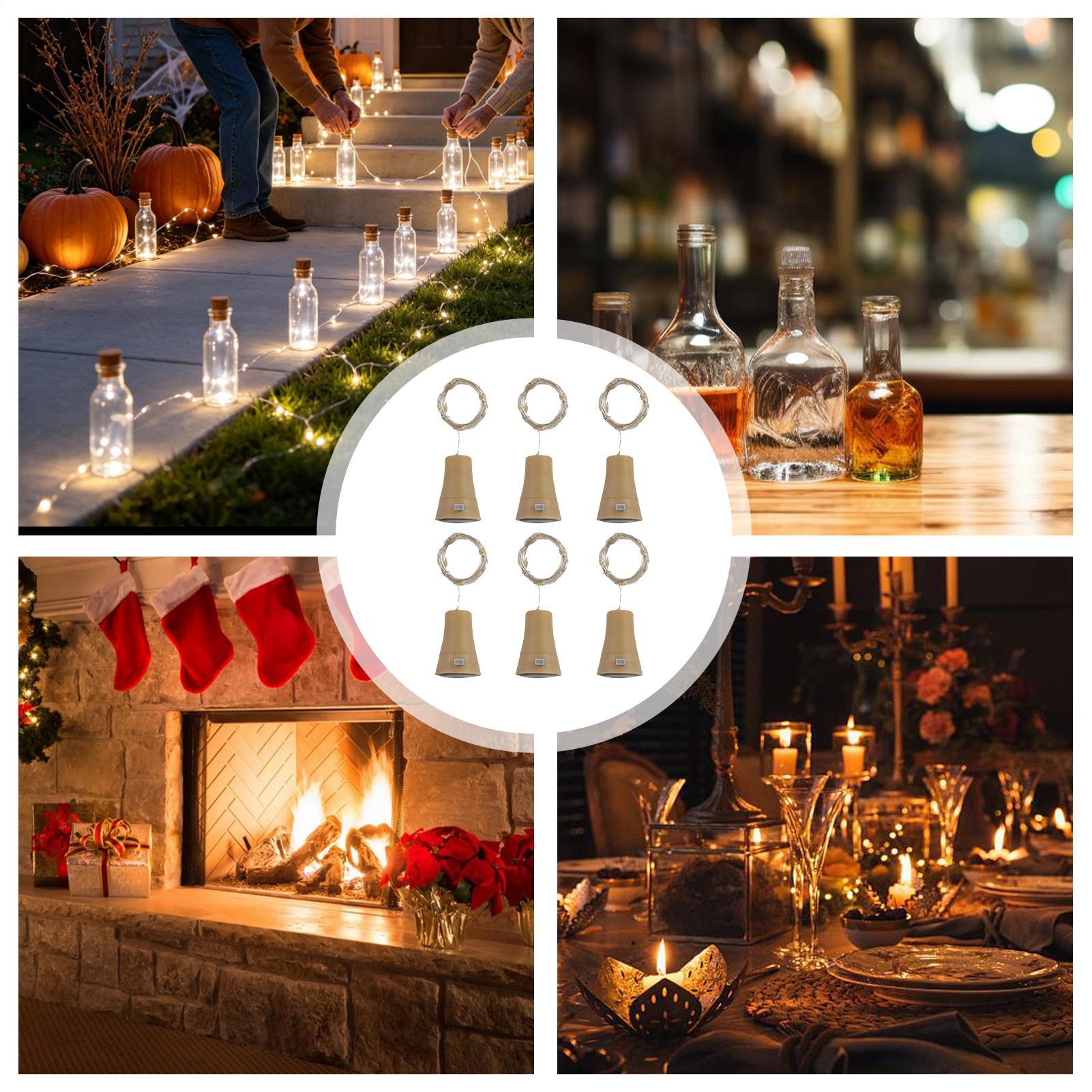 Luzes para garrafa de vinho co - Decor Lighting Cork avaliação e preço